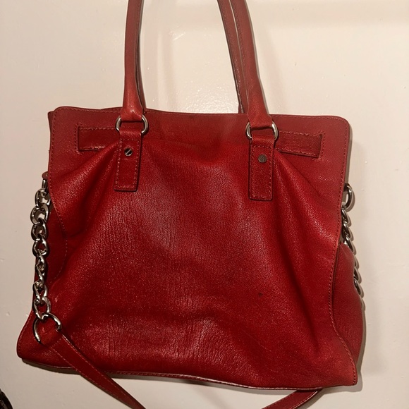 Red Michael Kors Purse - Picture 1 of 5